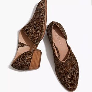 Madewell The Lucie Shoe in Spotted Calf Hair 9